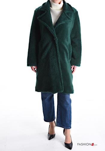 Manteau Teddy Bear avec poches avec doublure à boutons - ph 5