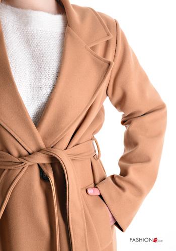 Manteau avec poches avec doublure avec ceinture - ph 4