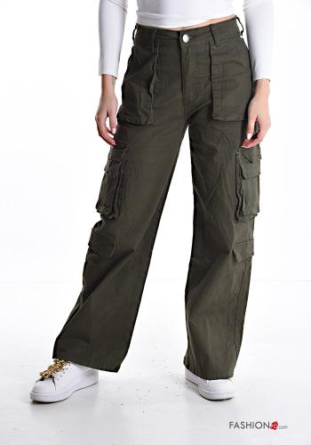 Hose aus Baumwolle mit Taschen - ph 1