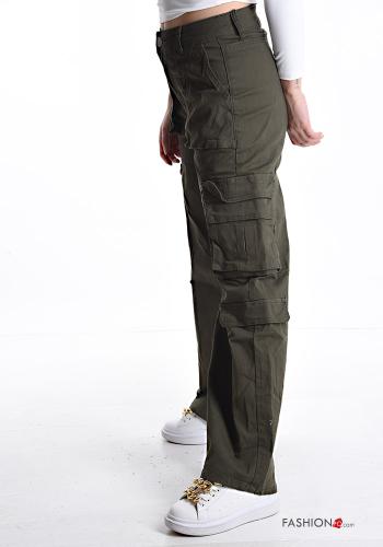 Hose aus Baumwolle mit Taschen - ph 3