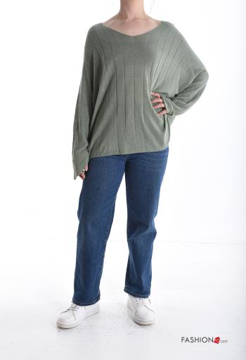 Jersey extra grande manga extra larga con cuello en v - ph 5