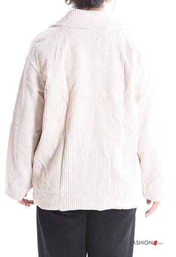 Giacca maniche lunghe con bottoni con fodera - ph 2