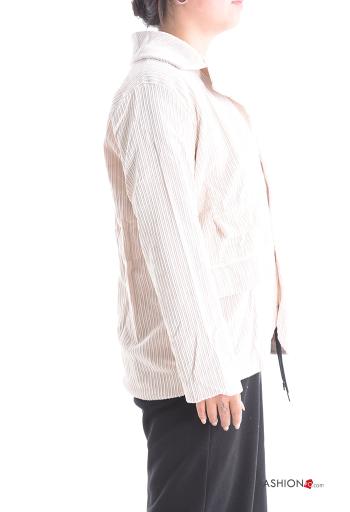 Giacca maniche lunghe con bottoni con fodera - ph 3