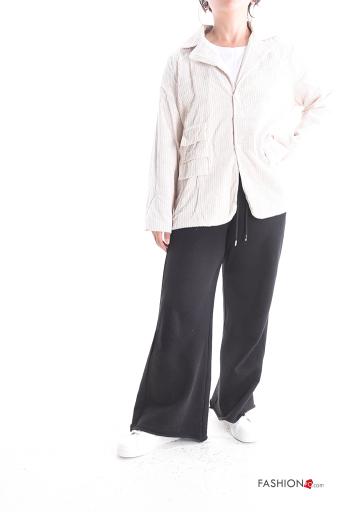 Giacca maniche lunghe con bottoni con fodera - ph 5