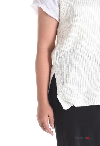 sleeveless Sweater with v-neck - ph 4