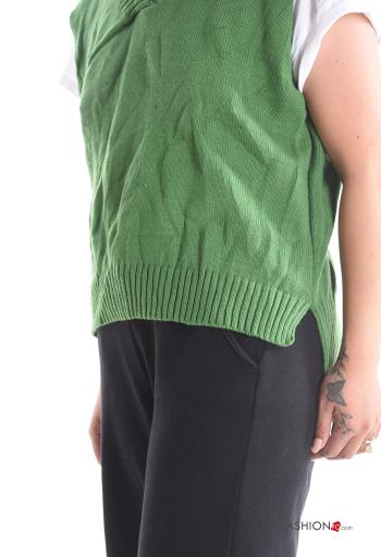 sleeveless Sweater with v-neck - ph 4