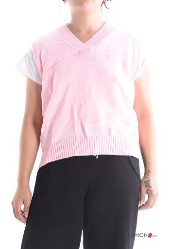 sleeveless Sweater with v-neck - ph 1