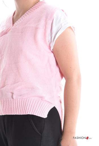 sleeveless Sweater with v-neck - ph 4