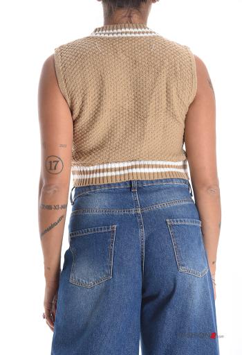 sleeveless mini Sweater with v-neck - ph 2