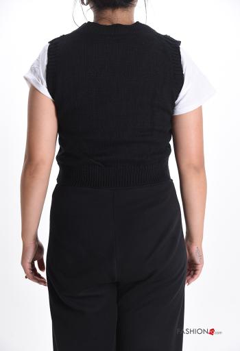 Maglione senza maniche scollo a V - ph 2