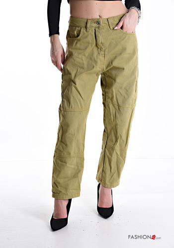 Hose aus Baumwolle mit Taschen - ph 1