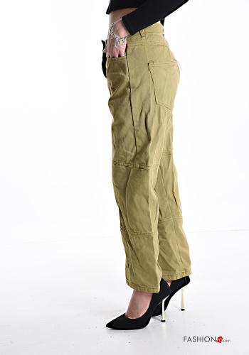 Hose aus Baumwolle mit Taschen - ph 3