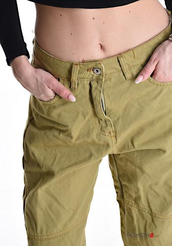 Hose aus Baumwolle mit Taschen - ph 4
