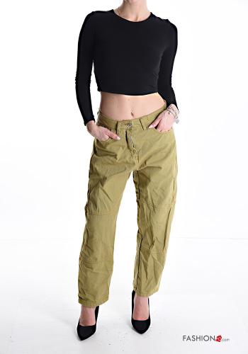 Hose aus Baumwolle mit Taschen - ph 5