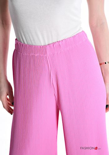 plissiert wide leg Hose mit gummizug - ph 4