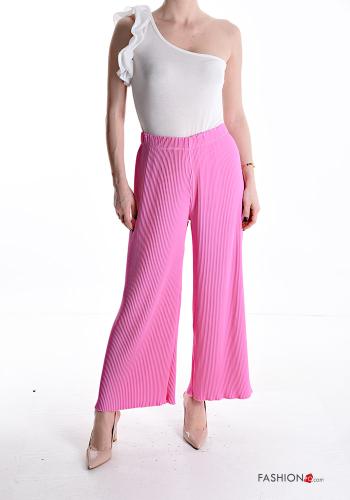 plissiert wide leg Hose mit gummizug - ph 5