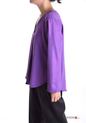 Blouse manches longues à col en V - ph 3