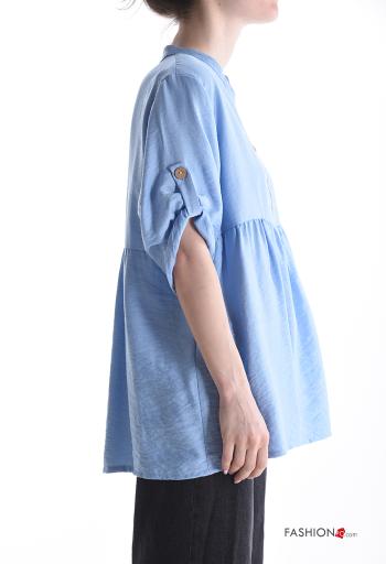 Blusa con bottoni maniche a tre quarti - ph 3