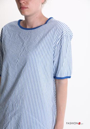 Blusa in Cotone Fantasia righe - ph 4