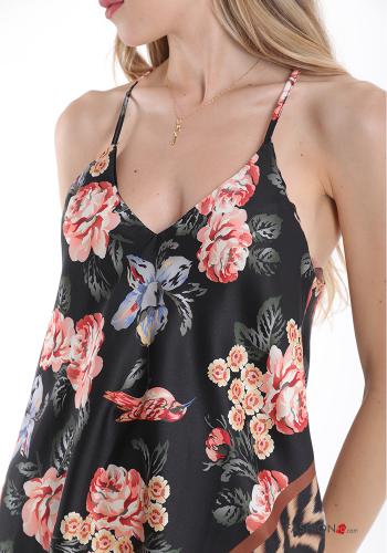 Tank-Top  v-neck Floral print - ph 4