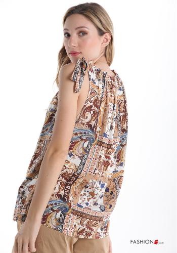 Canotta  con fiocco Fantasia jacquard - ph 2