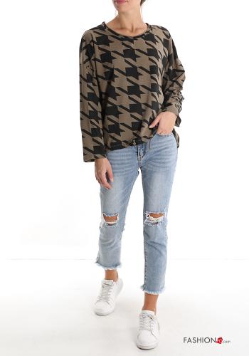 Houndstooth Long sleeved top - ph 5
