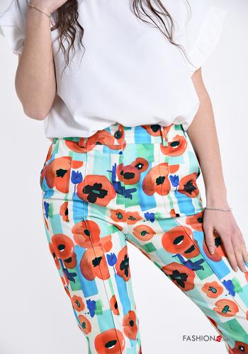Hose aus Baumwolle mit Taschen - ph 4