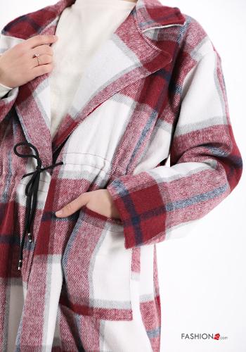 Tartan Coat with pockets with bow - ph 4