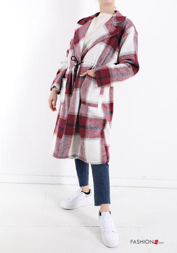 Tartan Coat with pockets with bow - ph 5