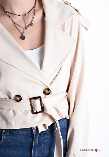 doppelreihig Jacke mit Gürtel - ph 4
