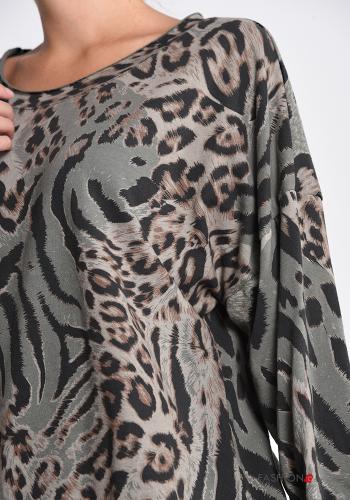 Animal print Cotton Long sleeved top - ph 4