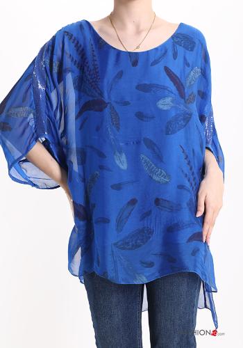 Blusa in Seta Fantasia stampata - ph 1