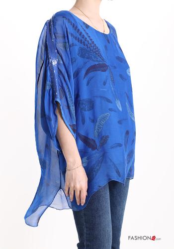 Blusa in Seta Fantasia stampata - ph 3