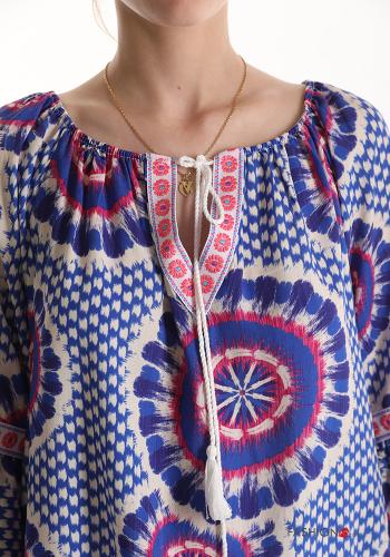 Blusa Fantasia batik con fiocco - ph 4