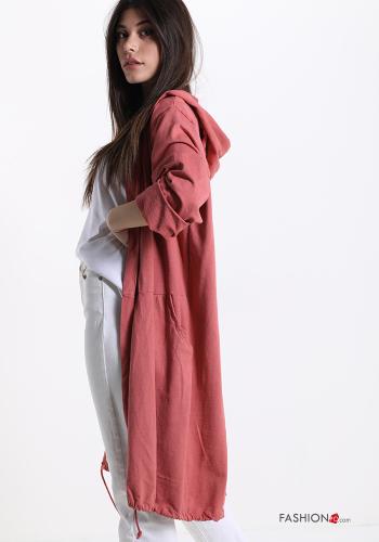 Spolverino in Cotone con cappuccio con coulisse - ph 3