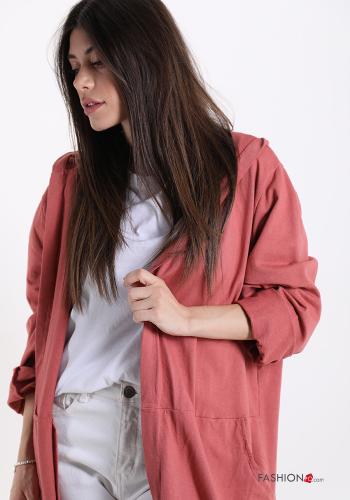 Spolverino in Cotone con cappuccio con coulisse - ph 4