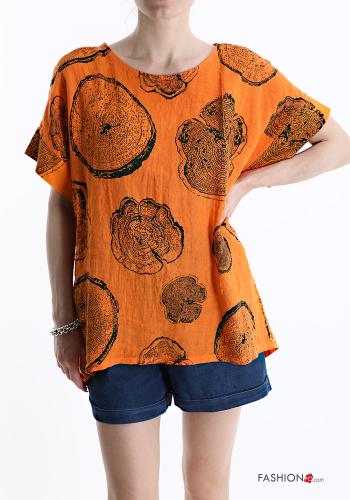 Blouse en Lin imprimé - ph 1