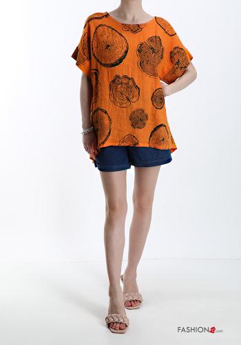 Blouse en Lin imprimé - ph 5