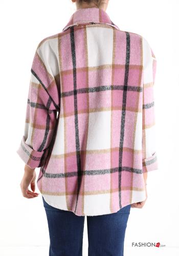 Tartan-Muster Hemd mit Taschen - ph 2