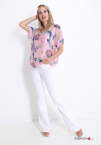Blouse en Soie Imprimé objet - ph 5