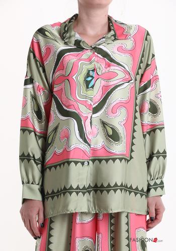 Conjunto wide leg Diseño impreso con elástico - ph 4