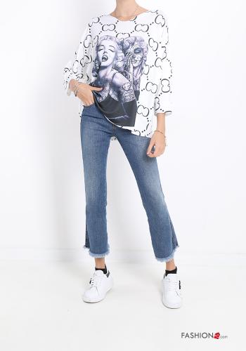 Creative print Long sleeved top - ph 5