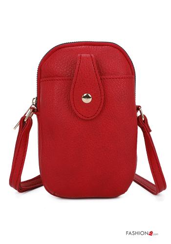 Custodia ecopelle con bottoni con zip - ph 1