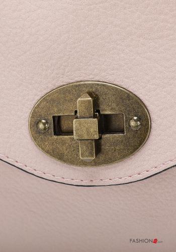 Bolso imitación de cuero con tachuelas con bandolera con cremallera - ph 3