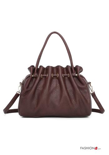 faux leather Shoulder bag with shoulder strap - ph 1