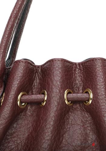 faux leather Shoulder bag with shoulder strap - ph 2