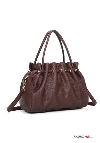 faux leather Shoulder bag with shoulder strap - ph 3