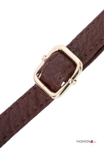 faux leather Shoulder bag with shoulder strap - ph 6