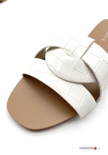 Chaussons  bout ouvert Imprimé animalier - ph 3