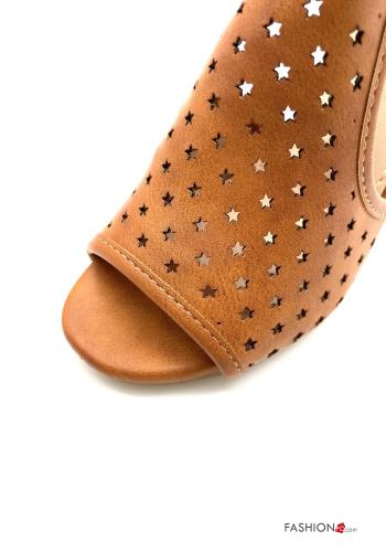 Zapatos de tacón alto  punta abierta con correa regulable - ph 2